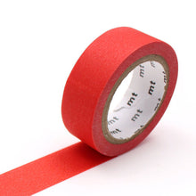 Load image into Gallery viewer, Matte Red Washi tape