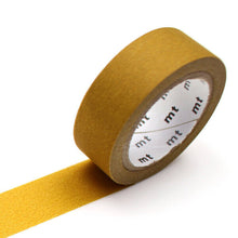 Load image into Gallery viewer, Matte Mustard Washi tape