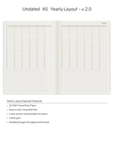 Load image into Gallery viewer, A5 Undated Planner