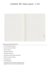 Load image into Gallery viewer, B6 Undated Planner