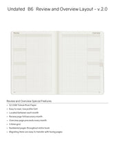 Load image into Gallery viewer, B6 Undated Planner