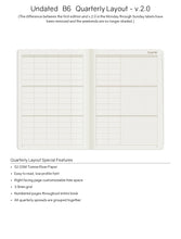 Load image into Gallery viewer, B6 Undated Planner