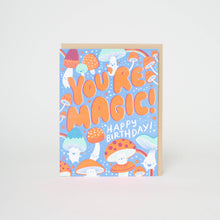 Load image into Gallery viewer, Birthday Mushrooms Letterpress Greeting Card by Hello!Lucky