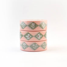 Load image into Gallery viewer, Floral Diamonds 15mm Washi Tape