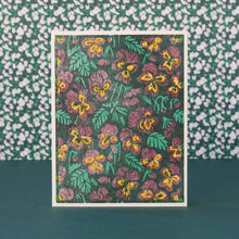 Load image into Gallery viewer, Edible Flowers Assorted Letterpress Cards Set