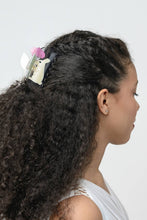 Load image into Gallery viewer, Cream Bunny Rabbit with Pink Peony Flower Acetate Hair Claw