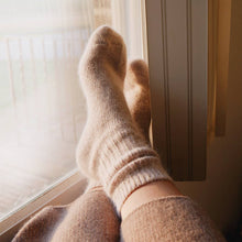 Load image into Gallery viewer, Super Soft Wool Socks - Beige