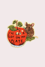 Load image into Gallery viewer, A Lot On My Plate Vinyl Sticker