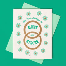 Load image into Gallery viewer, Sweet & Strong Marriage - Risograph Greeting Card
