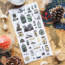 Load image into Gallery viewer, Curious Specimens Sticker Sheet by @whiteriverartstudio