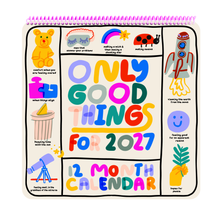 Load image into Gallery viewer, 2027 Only Good Things 12-Month Wall Calendar