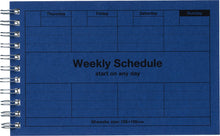 Load image into Gallery viewer, Dayfree Undated Weekly Schedule