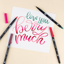 Load image into Gallery viewer, Dual Brush Pen Art Markers, Very Berry, 6-Pack