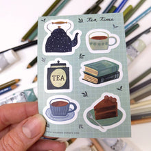 Load image into Gallery viewer, Tea Time Sticker Sheet