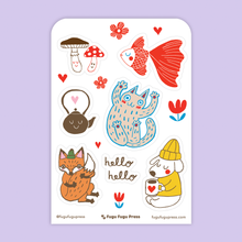 Load image into Gallery viewer, Card & Super Sticker Set - Bear Birthday