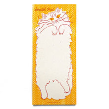 Load image into Gallery viewer, Scratch Pad Cat - Risograph Notepad