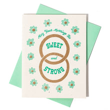 Load image into Gallery viewer, Sweet & Strong Marriage - Risograph Greeting Card