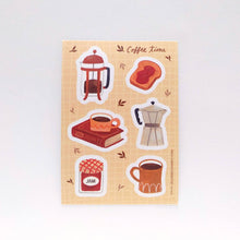 Load image into Gallery viewer, Coffee Time Sticker Sheet