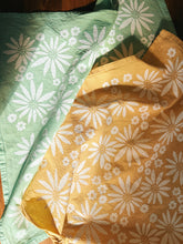 Load image into Gallery viewer, Floral on Green Tea Towel - 100% Cotton