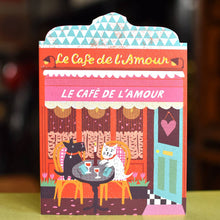 Load image into Gallery viewer, Love Cafe Die Cut Card
