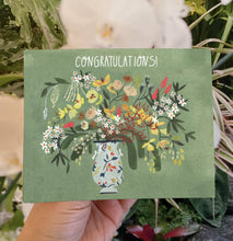 Load image into Gallery viewer, Congratulations! Floral Greeting Card