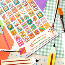 Load image into Gallery viewer, Colorful Creativity Sticker Sheet