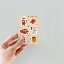 Load image into Gallery viewer, Coffee Time Sticker Sheet