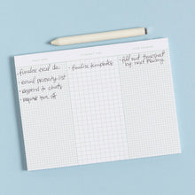 Load image into Gallery viewer, To Do List Grid Notepad