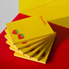 Load image into Gallery viewer, Remember Strawberry - Risograph A2 Notepad
