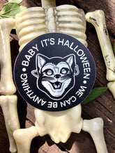 Load image into Gallery viewer, Halloween Cat glow in the dark sticker