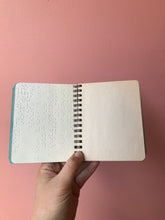 Load image into Gallery viewer, THOUGHTS - handmade rescued notebook