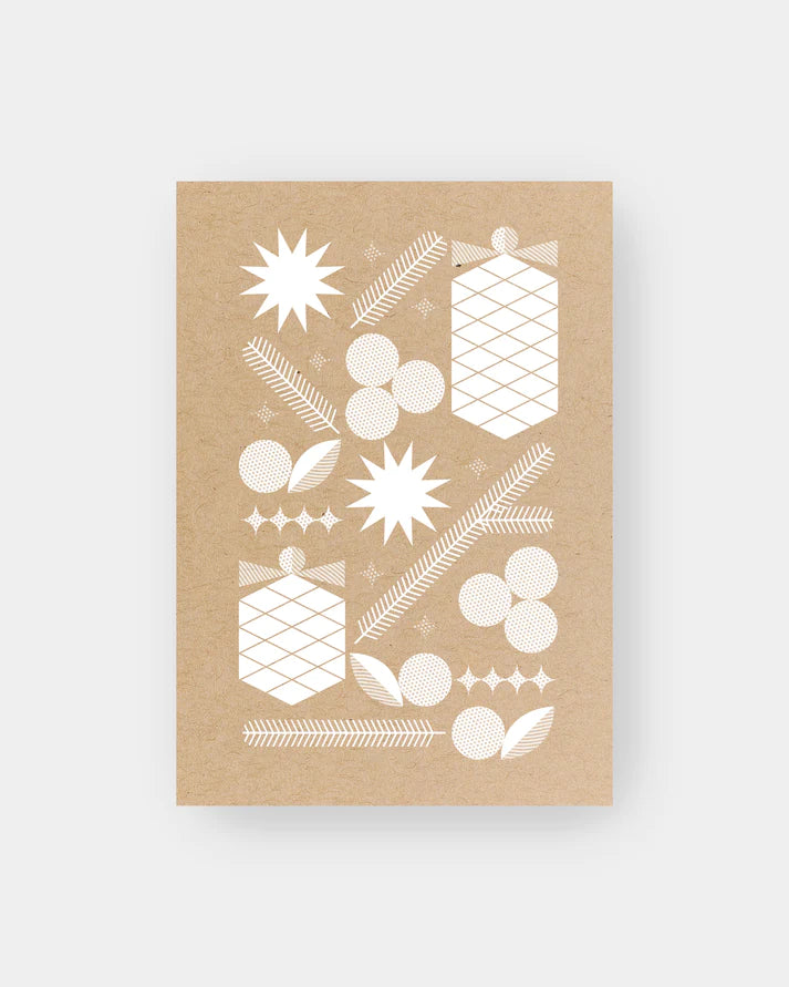 Pinecones & berries cards boxed set