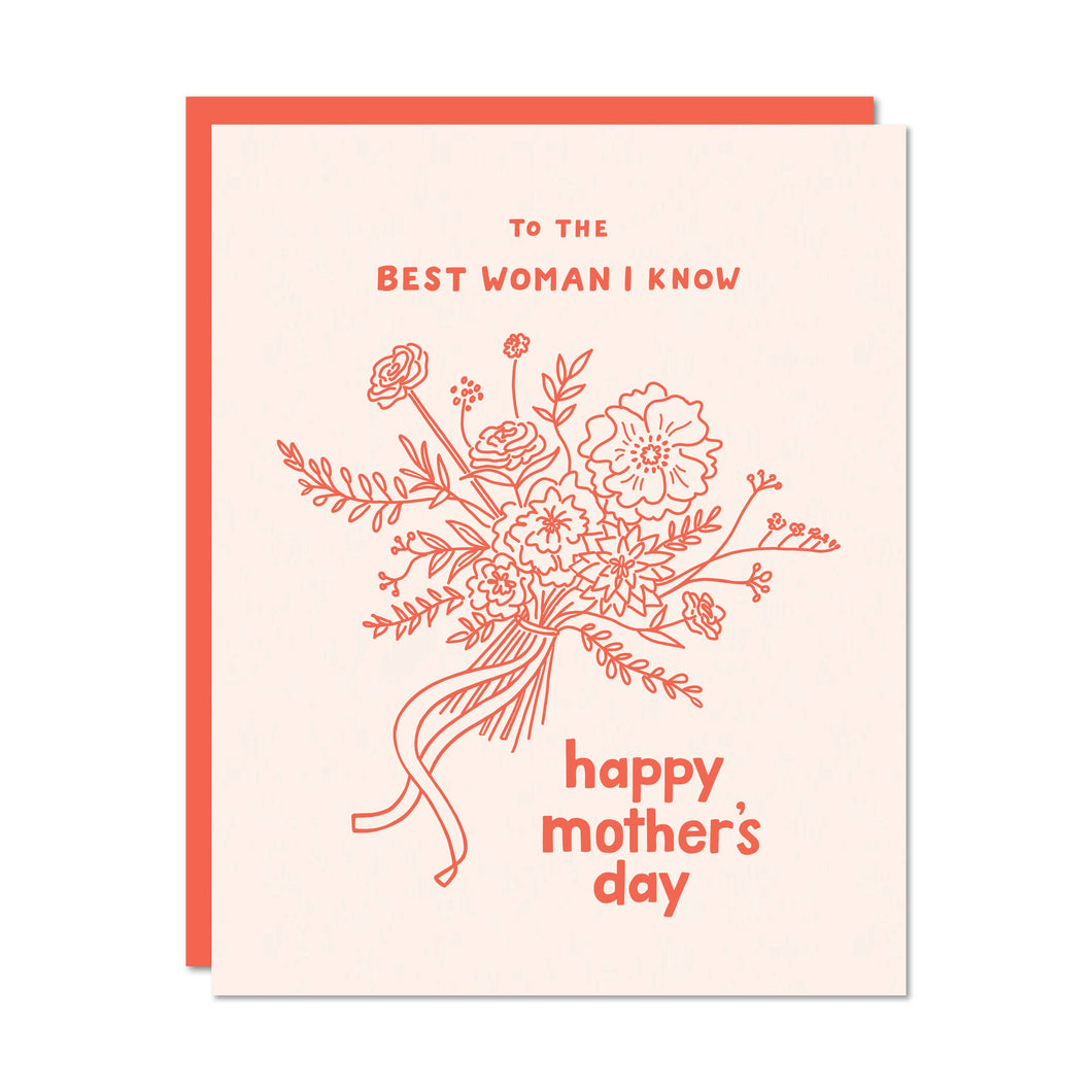 Best Woman I Know mother's day card