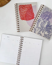 Load image into Gallery viewer, Red + Lavender Half Moon Planner