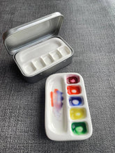 Load image into Gallery viewer, Mini Ceramic Travel Palette