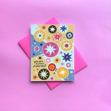 Load image into Gallery viewer, Magic and Stardust Risograph Greeting Card