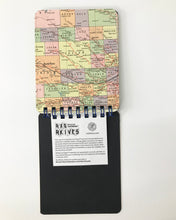 Load image into Gallery viewer, Missouri River handmade rescued notebook