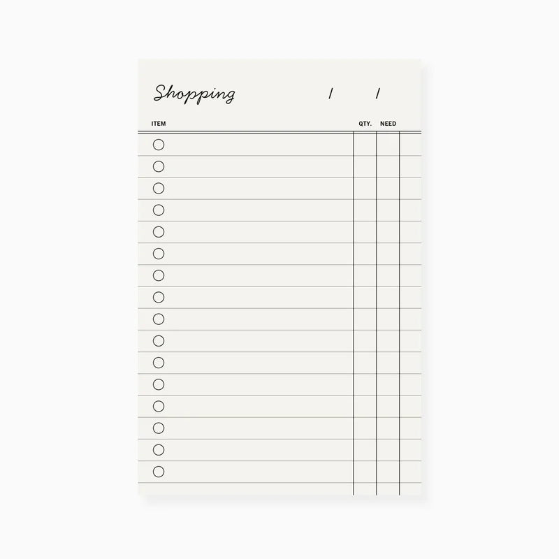 Shopping notepad