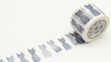 Load image into Gallery viewer, 35mm Minä Perhonen Kuro-Neko (black cat) Washi tape