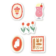 Load image into Gallery viewer, Washi flake stickers - Red
