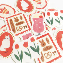 Load image into Gallery viewer, Washi flake stickers - Red

