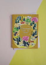 Load image into Gallery viewer, Woodland Creatures Christmas Card Set of 8
