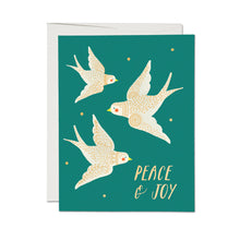 Load image into Gallery viewer, Peace and Joy Doves holiday card boxed set
