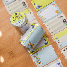 Load image into Gallery viewer, Stationery Cats Sticky Note Roll
