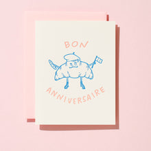 Load image into Gallery viewer, Croissant Birthday - Letterpress Greeting Card
