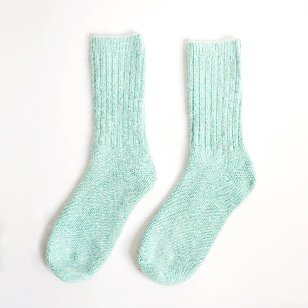 Super Soft Wool Socks - Mint