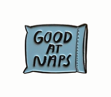 Load image into Gallery viewer, Good At Naps Enamel Pin
