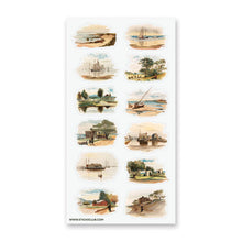 Load image into Gallery viewer, Serene Seascapes Sticker Sheet
