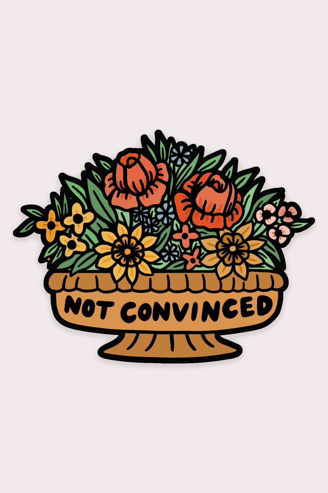 Not Convinced Julien Baker Vinyl Sticker