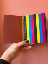 Load image into Gallery viewer, PANIC ATTACKS - handmade rescued notebook
